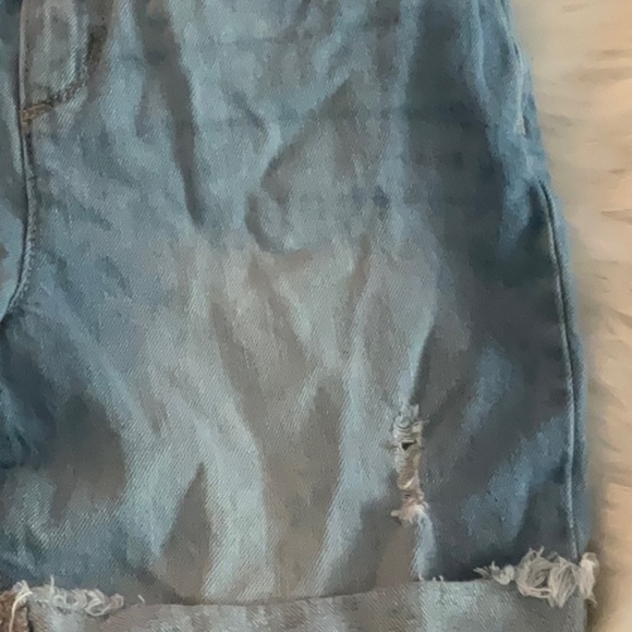 Place Blue Jean Shorts Distressed Casual - Picture 2 of 5